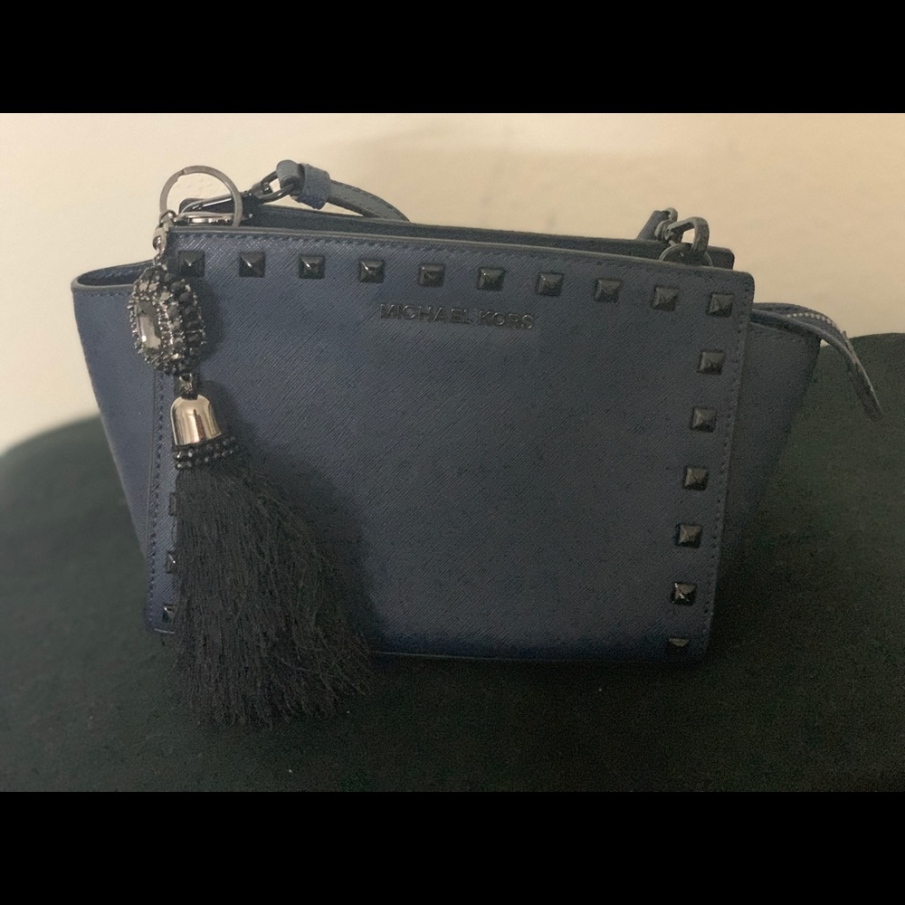 Selma Saffiano Leather Crossbody Bag - Almost New